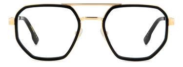 Men Premium Dsquared2 Eyeglasses: D2 0111 - Black - SpecSMART Eye Clinic (Front View)